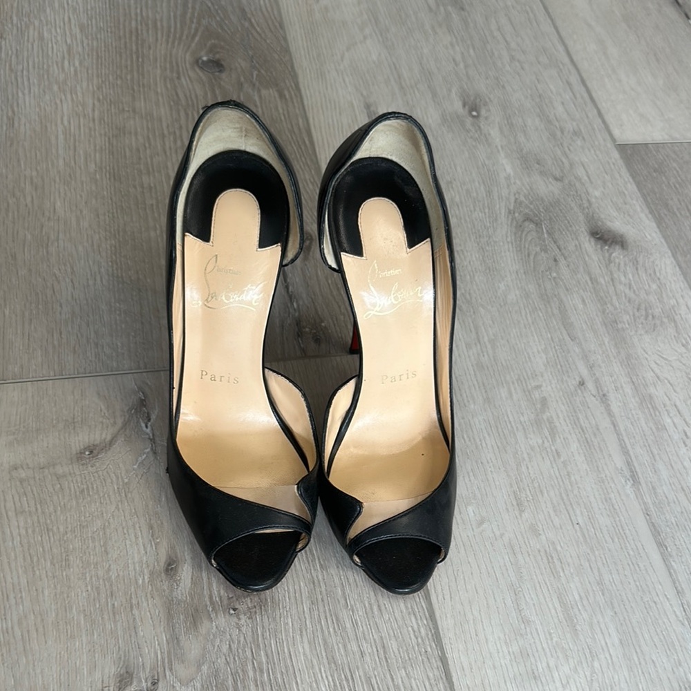 Christian Louboutin Wavy Dolly 100 Wavy-Heel Pumps – EU 36